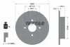Диск гальмівний задн Лів/Прав HONDA ACCORD IV, ACCORD V, CIVIC VI ROVER 600 I 1.6-2.3 01.90-03.01 textar 92081700