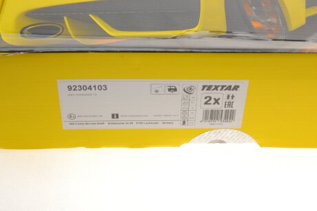 Диск гальмівний textar 92304103