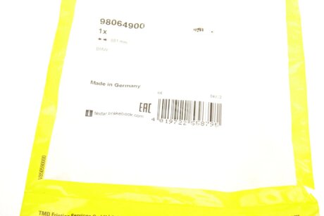 Датчик зносу гальмівних колодок textar 98064900