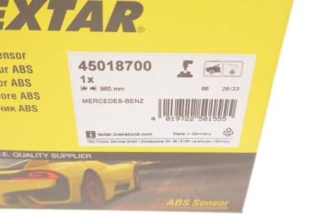 Датчик абс textar 45018700