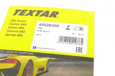 Датчик ABS textar 45026200