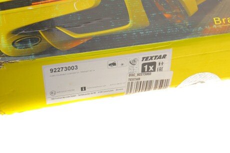 Диск гальмівний textar DSC92273003
