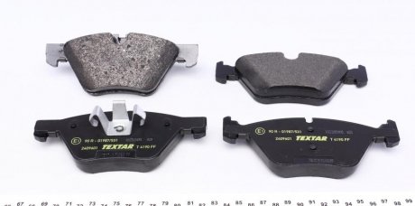 Тормозные колодки textar 2409601