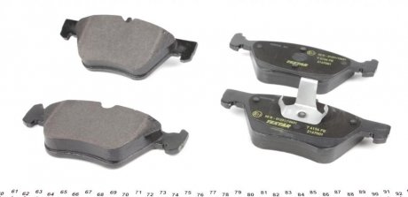 Передні тормозні (гальмівні) колодки textar 2167001