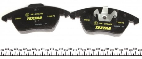 Передние тормозные колодки textar 2358901