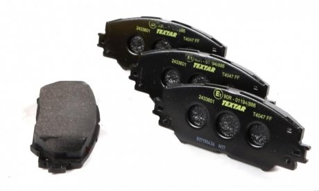 Передні тормозні (гальмівні) колодки textar 2433601