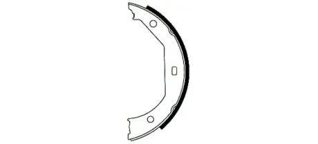 Колодки ручного (стоячого) гальма Textar 91049300