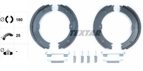 Колодки ручного (стоячого) тормоза textar 91066800