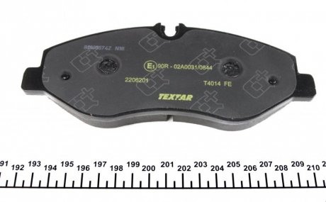 Передние тормозные колодки textar 2206201