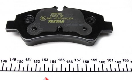 Тормозные колодки textar 2560303
