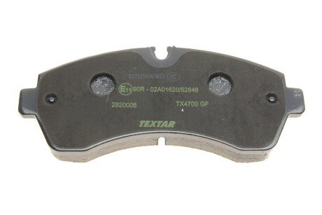 Комплект гальмівних колодок textar 2920006