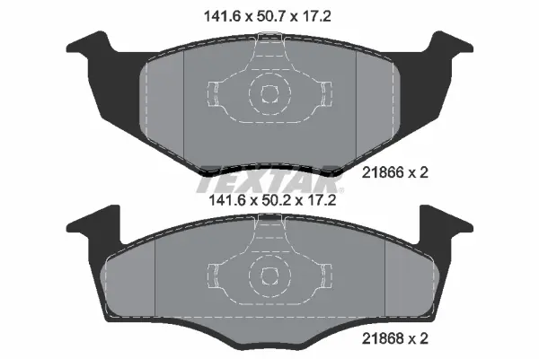 Передние тормозные колодки textar 2186602