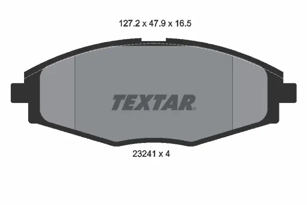 Передние тормозные колодки textar 2324102
