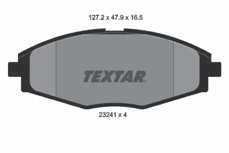 Передние тормозные колодки textar 2324102