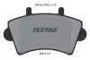 Передние тормозные колодки textar 2361301
