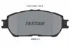 Передние тормозные колодки textar 2385501