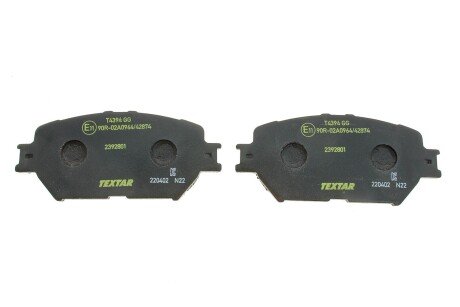 Передние тормозные колодки textar 2392801