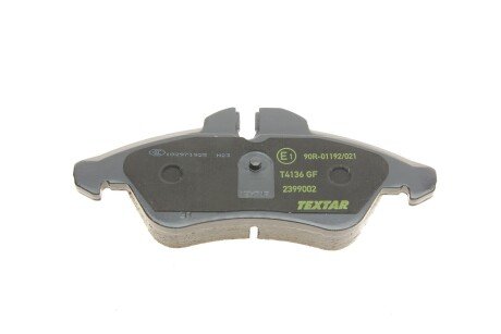 Передние тормозные колодки textar 2399002