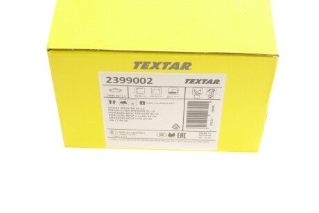 Передние тормозные колодки textar 2399002
