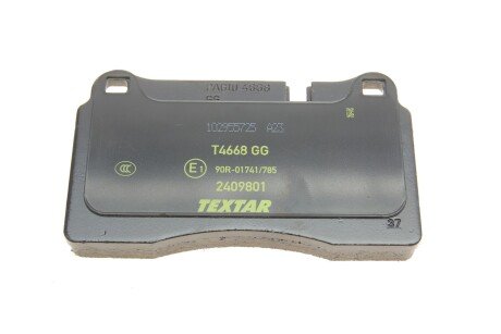 Передние тормозные колодки textar 2409801