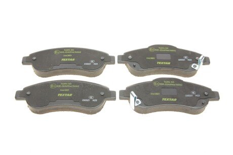 Передние тормозные колодки textar 2463801