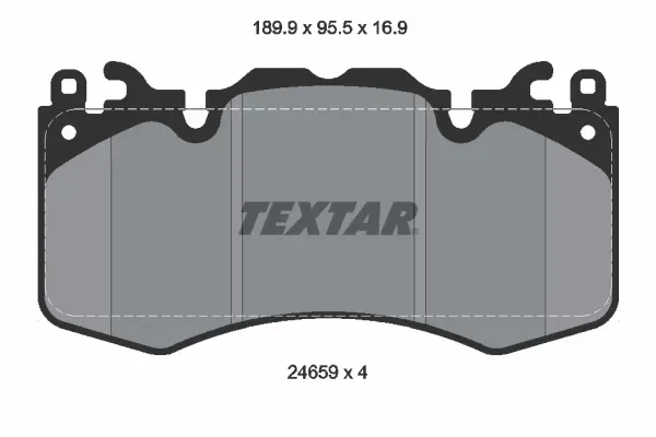 Передние тормозные колодки textar 2465901