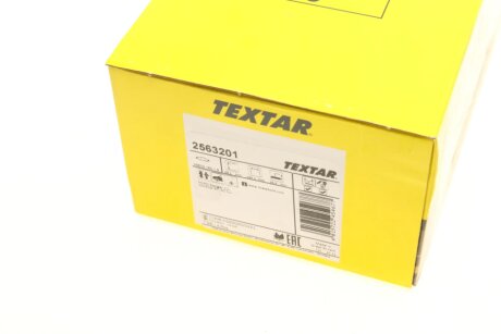 Передние тормозные колодки textar 2563201