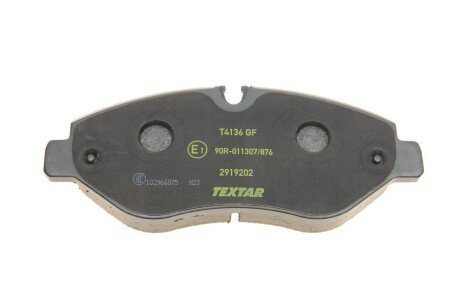 Передние тормозные колодки textar 2919202