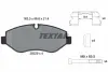 Передние тормозные колодки textar 2922901