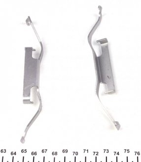 Планка суппорта textar 82076900