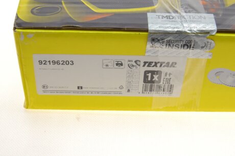 Гальмівний диск textar 92196203