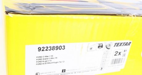 Тормозной диск textar 92238903