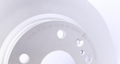 Вентильований гальмівний диск textar 92268303