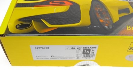 Тормозной диск textar 92273903