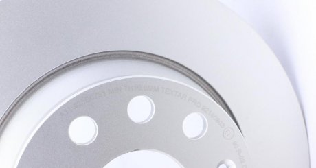 Задній гальмівний (тормозний) диск textar 92140803