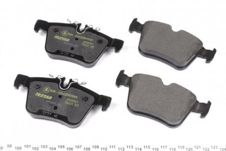 Задние тормозные колодки textar 2535301