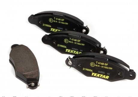 Передние тормозные колодки textar 2198004