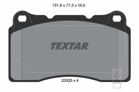 Тормозные колодки textar 2332501