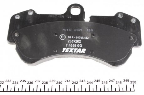 Передние тормозные колодки textar 2369202