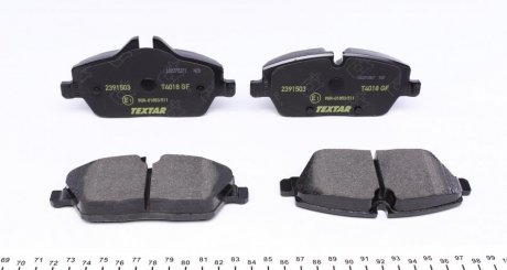 Передние тормозные колодки textar 2391503