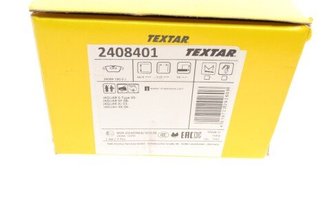 Тормозні (гальмівні) колодки textar 2408401