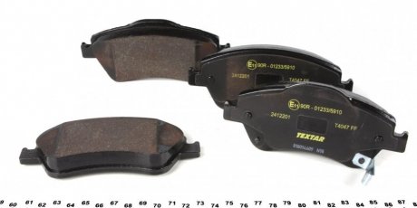 Передні тормозні (гальмівні) колодки textar 2412201