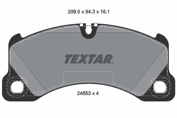 Тормозные колодки textar 2455301