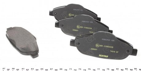 Передні тормозні (гальмівні) колодки textar 2466001