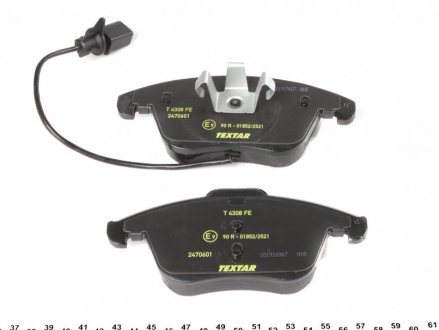Передні тормозні (гальмівні) колодки textar 2470601