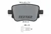 Тормозные колодки textar 2511003