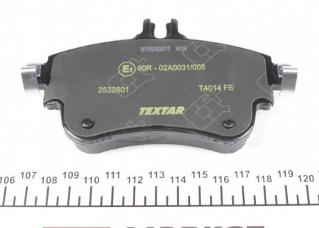 Тормозные колодки textar 2532601