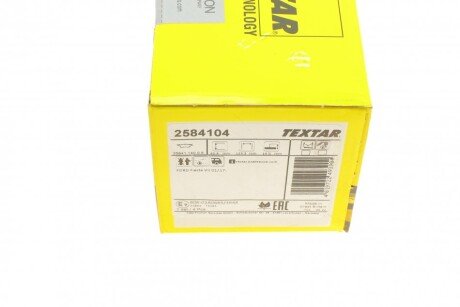 Тормозные колодки textar 2584104