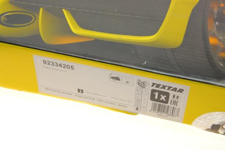 Тормозні (гальмівні) колодки textar 92334205