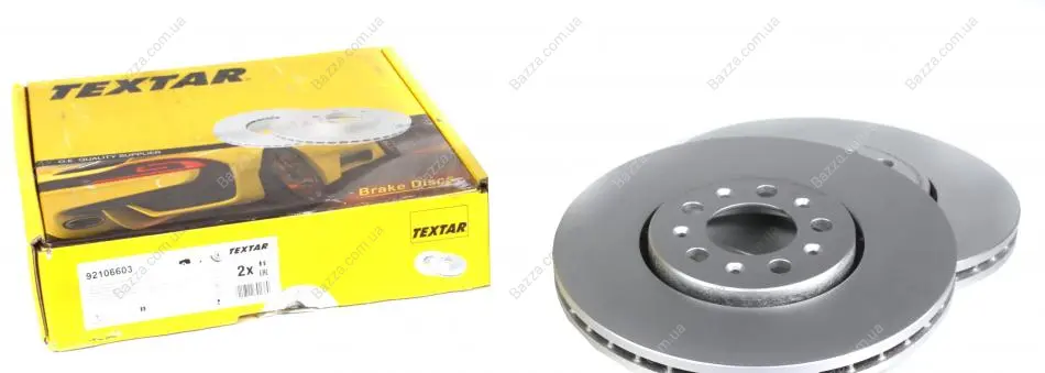Вентильований гальмівний диск Textar 92106603 (фото 1)